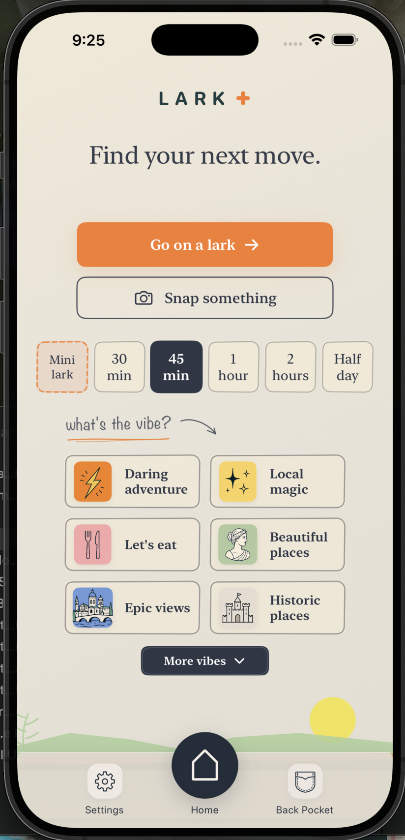 Local Magic home screen preview